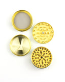 Grinder Gold "Leaves" 4-tlg - 35x51mm